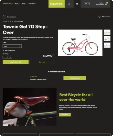 Two Wheeler Shopify Theme