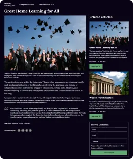 University Shopify Theme