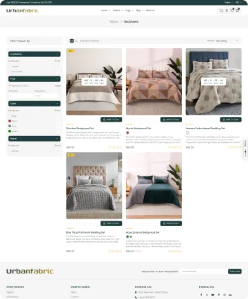 Urbanfabric Shopify Theme