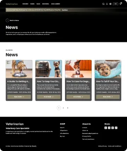 Veterinarian Shopify Theme