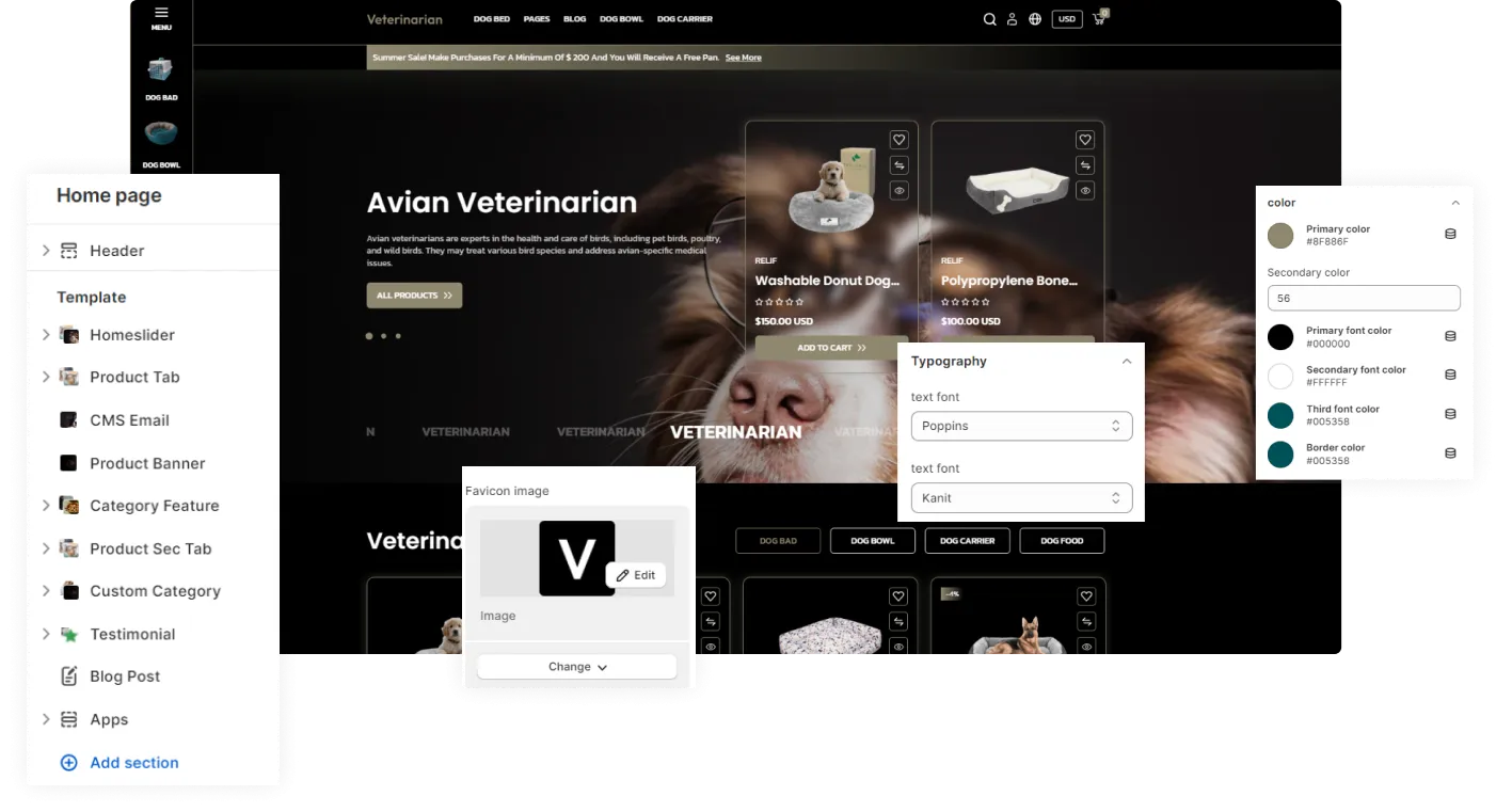 Veterinarian Shopify Theme - WorkDo