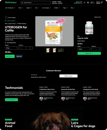 Veterinary Shopify Theme