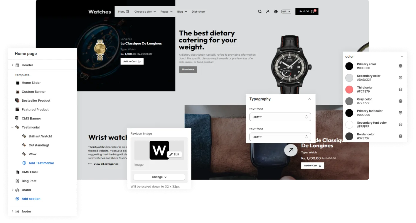 Watches Shopify Theme - WorkDo
