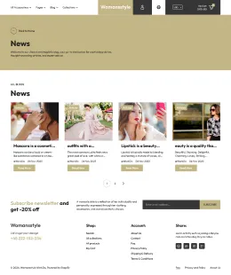 Womansstyle Shopify Theme