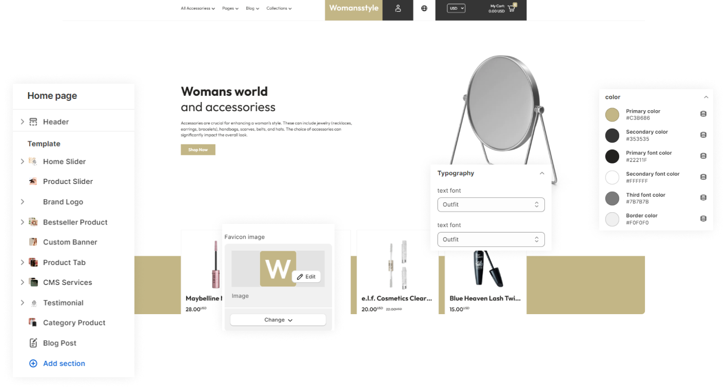 Womansstyle Shopify Theme - WorkDo