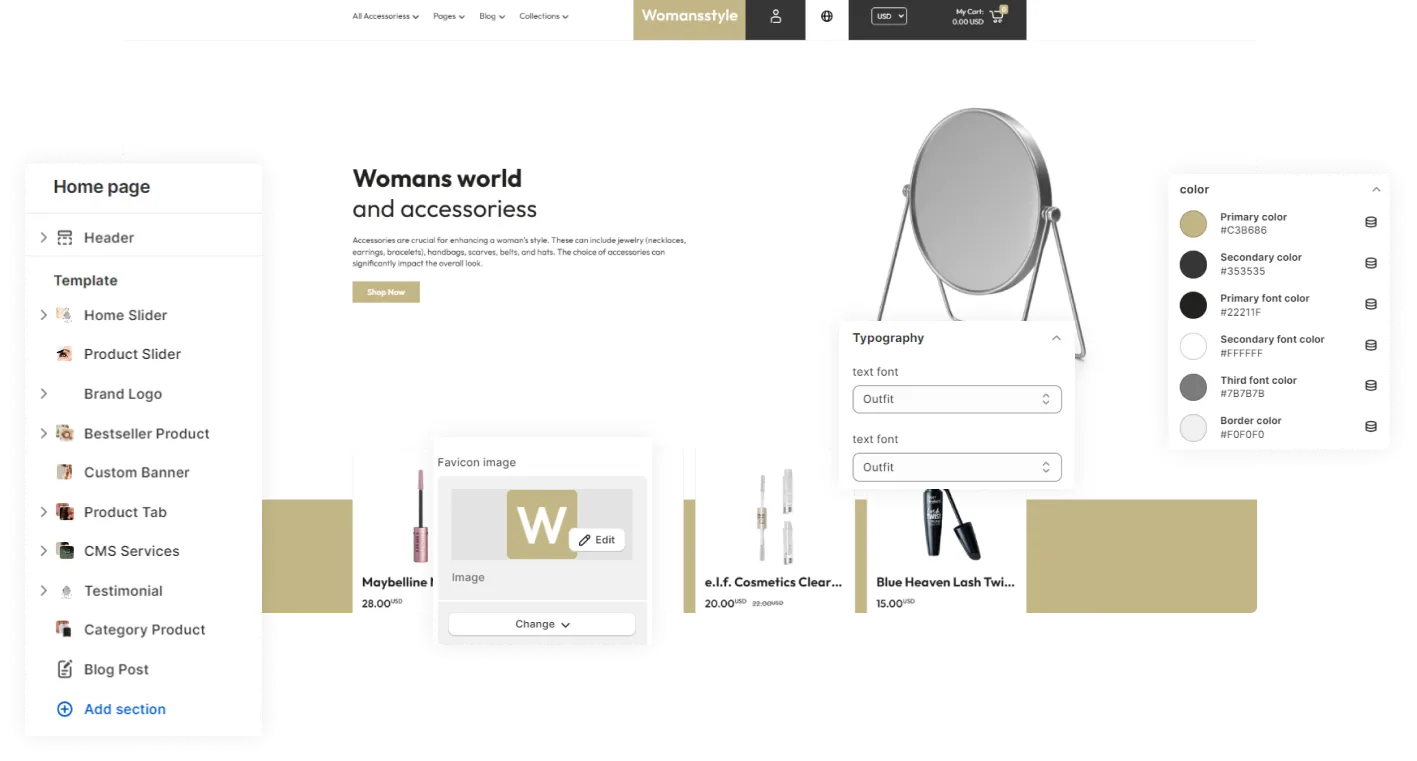 Womansstyle Shopify Theme - WorkDo