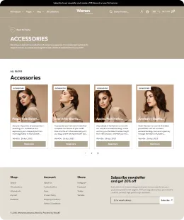 Women Accessories Shopify Theme