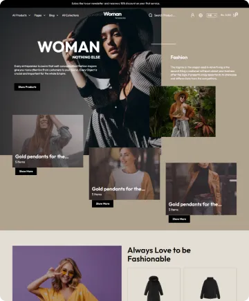 Women Accessories Shopify Theme