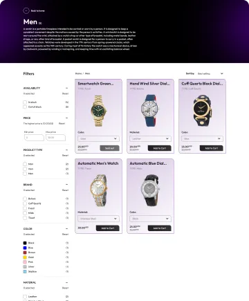 Wrist Watch Shopify Theme