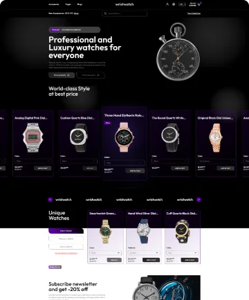 Wrist Watch Shopify Theme