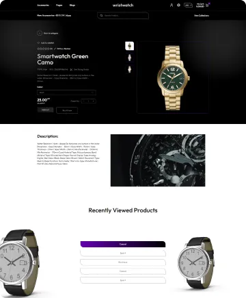 Wrist Watch Shopify Theme
