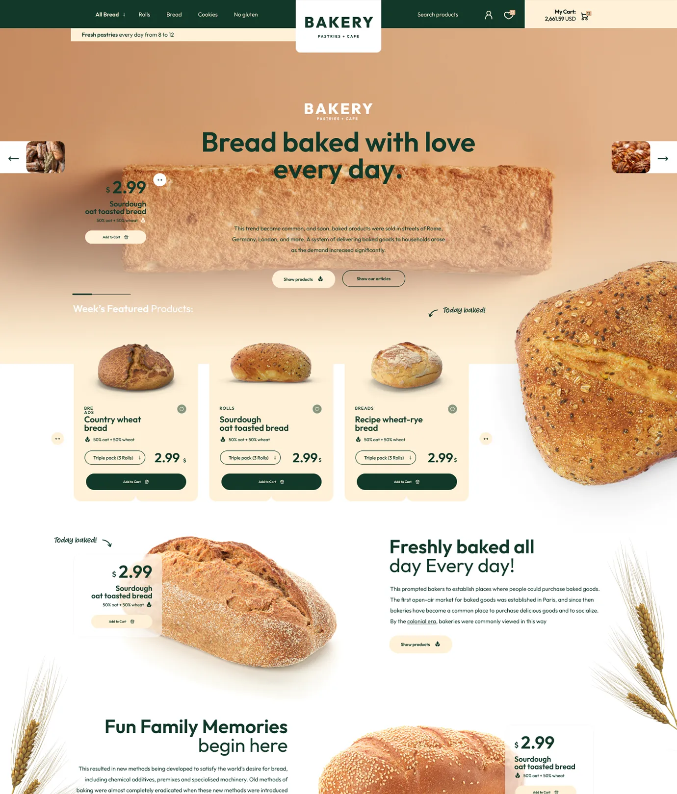 Bakery Shopify Theme - WorkDo
