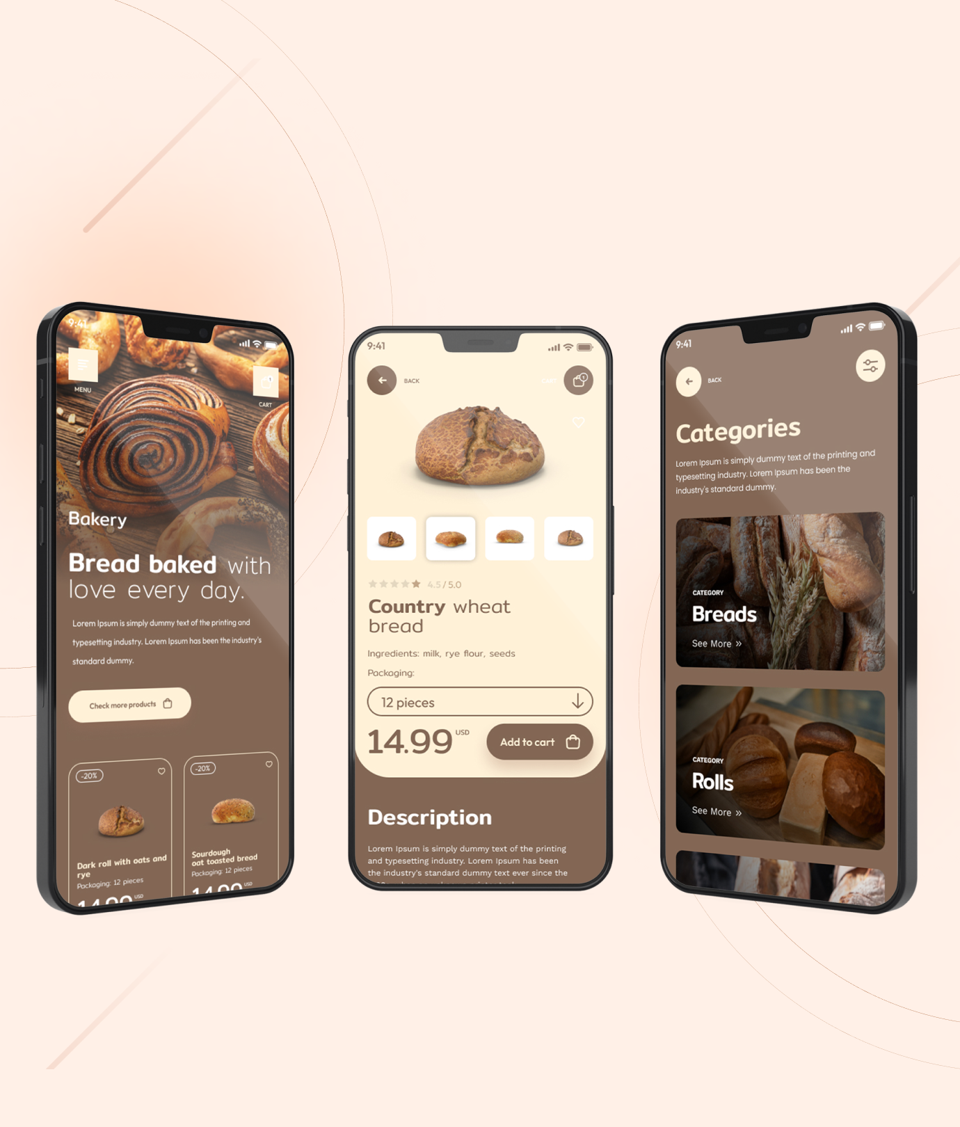 Bake Store iOS App Add-on for eCommerceGo - WorkDo
