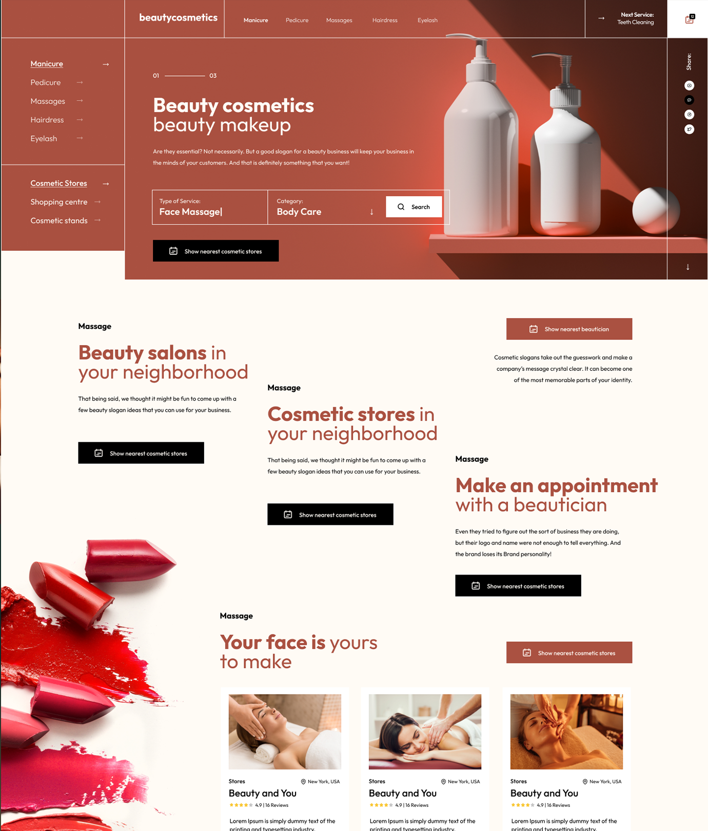 Beauty Cosmetics WordPress Theme - WorkDo