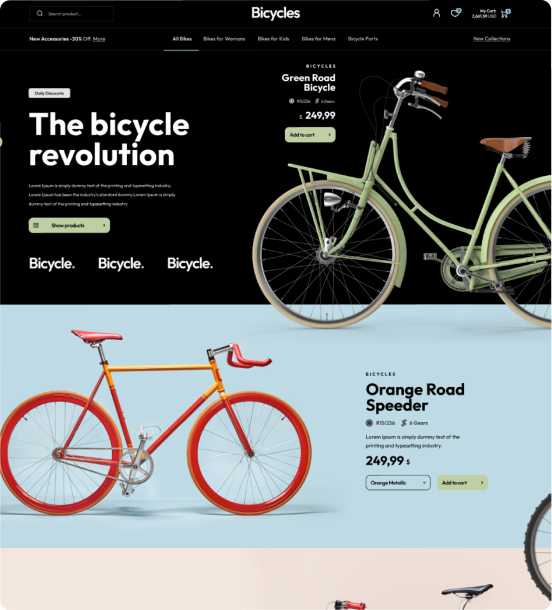 Bicycles e-Shop - WorkDo
