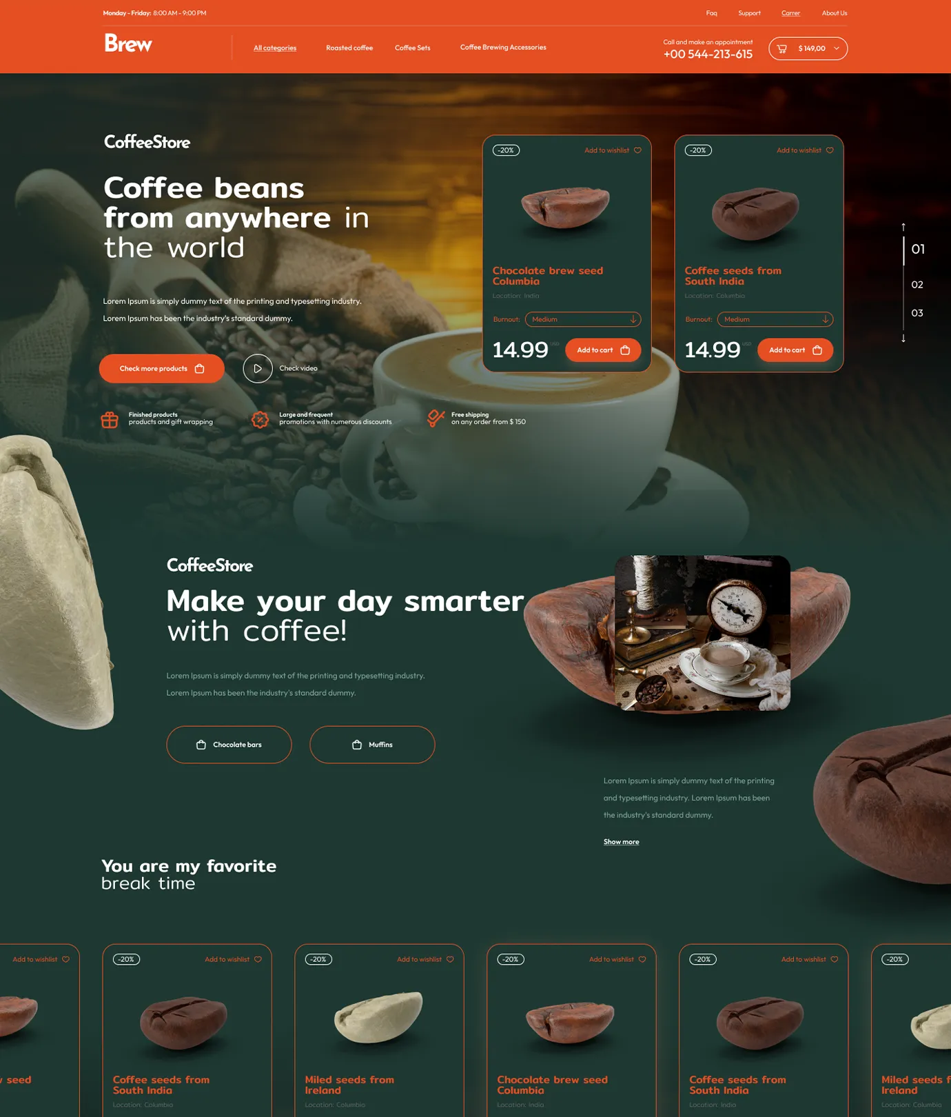 Brew Shopify Theme - WorkDo