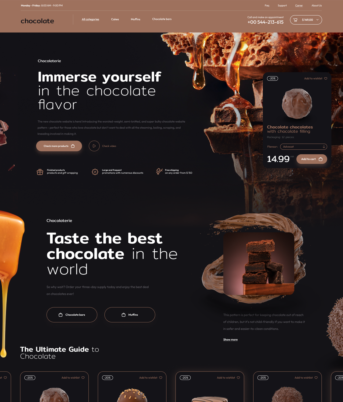 Chocolate WordPress Theme - WorkDo