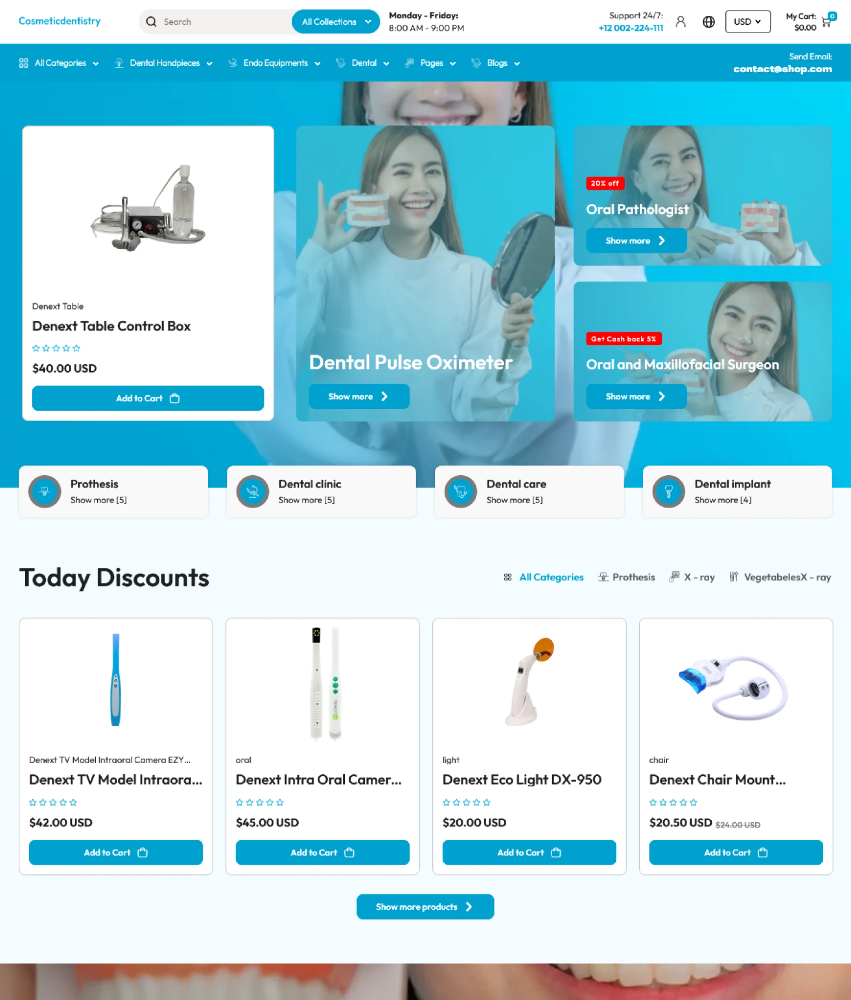 Cosmetic Dentistry Shopify Theme - WorkDo