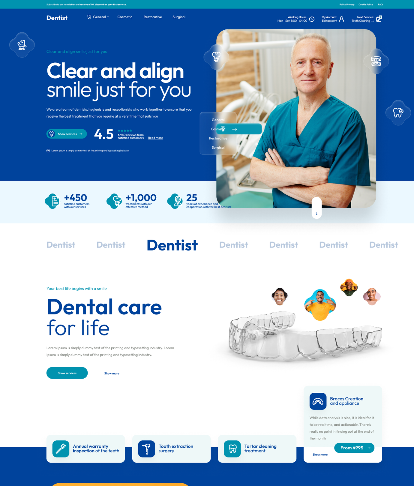 Dentist Opencart Theme - WorkDo