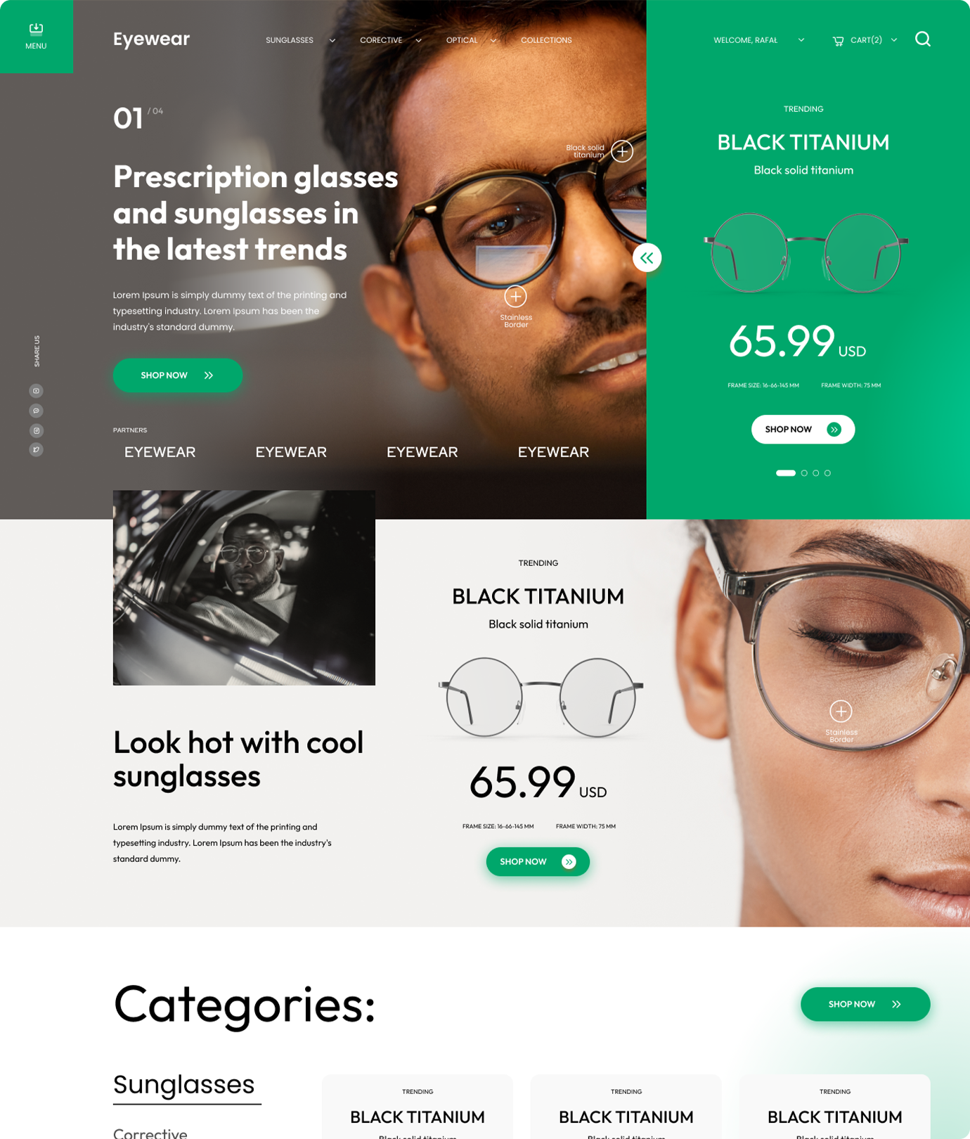 Eyewear Shopify Theme - WorkDo