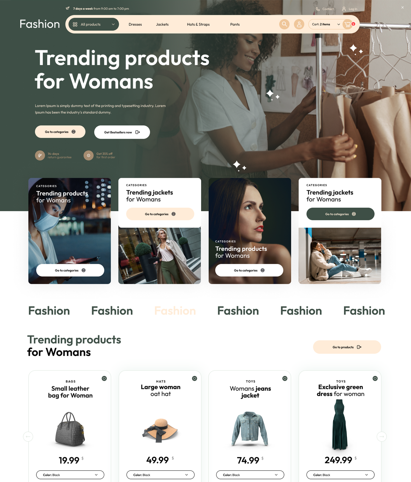 Fashion Theme Add-on for eCommerceGo - WorkDo