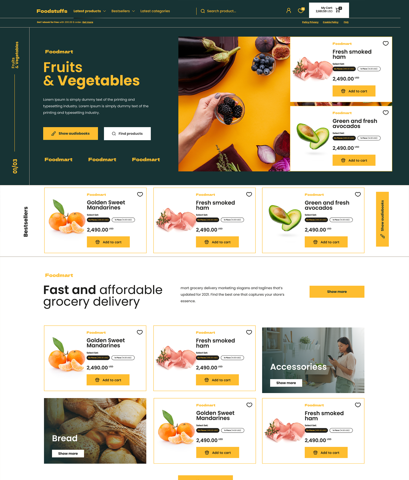 Food Stuffs e-Shop - WorkDo