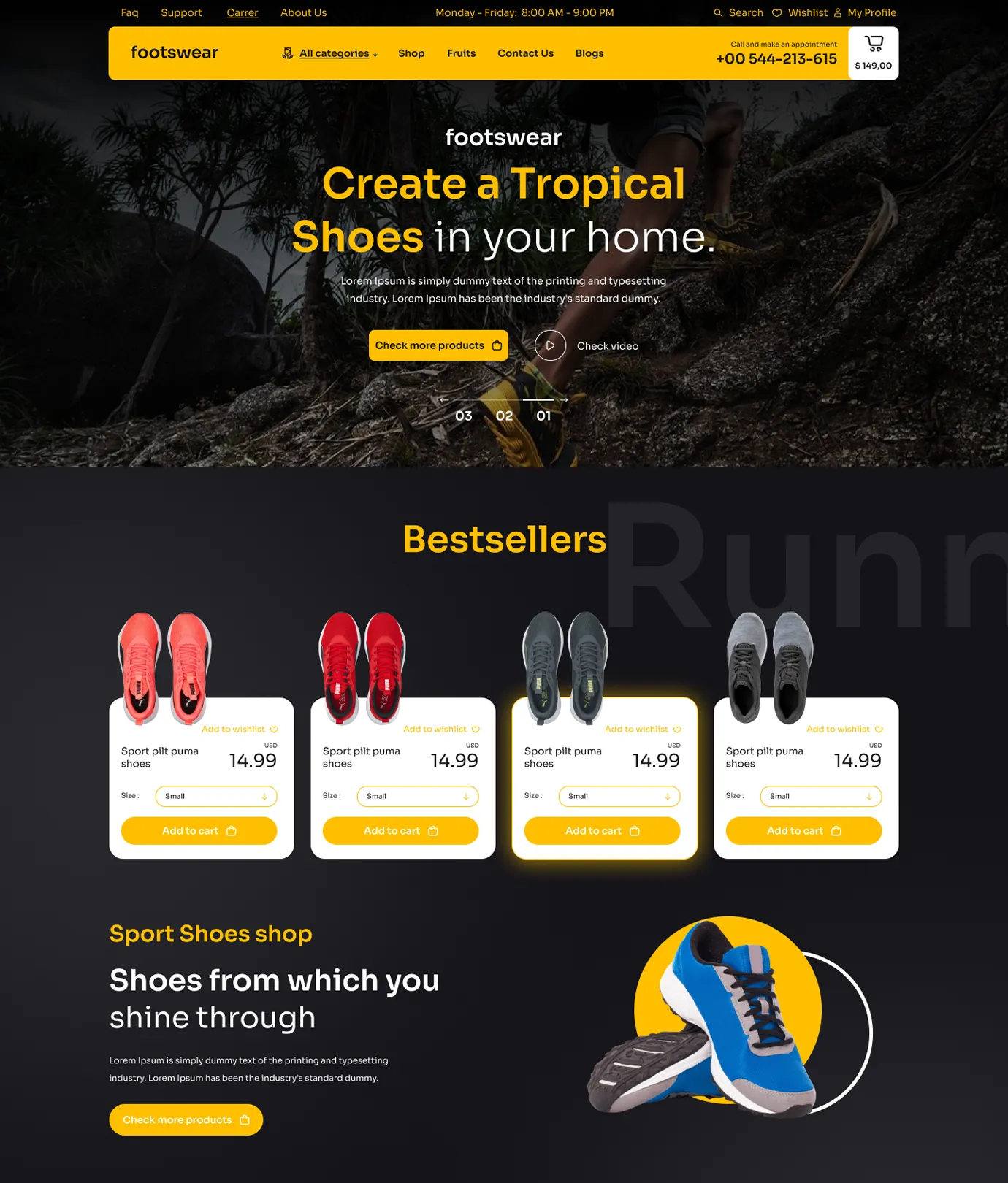 Footswear Shopify Theme - WorkDo