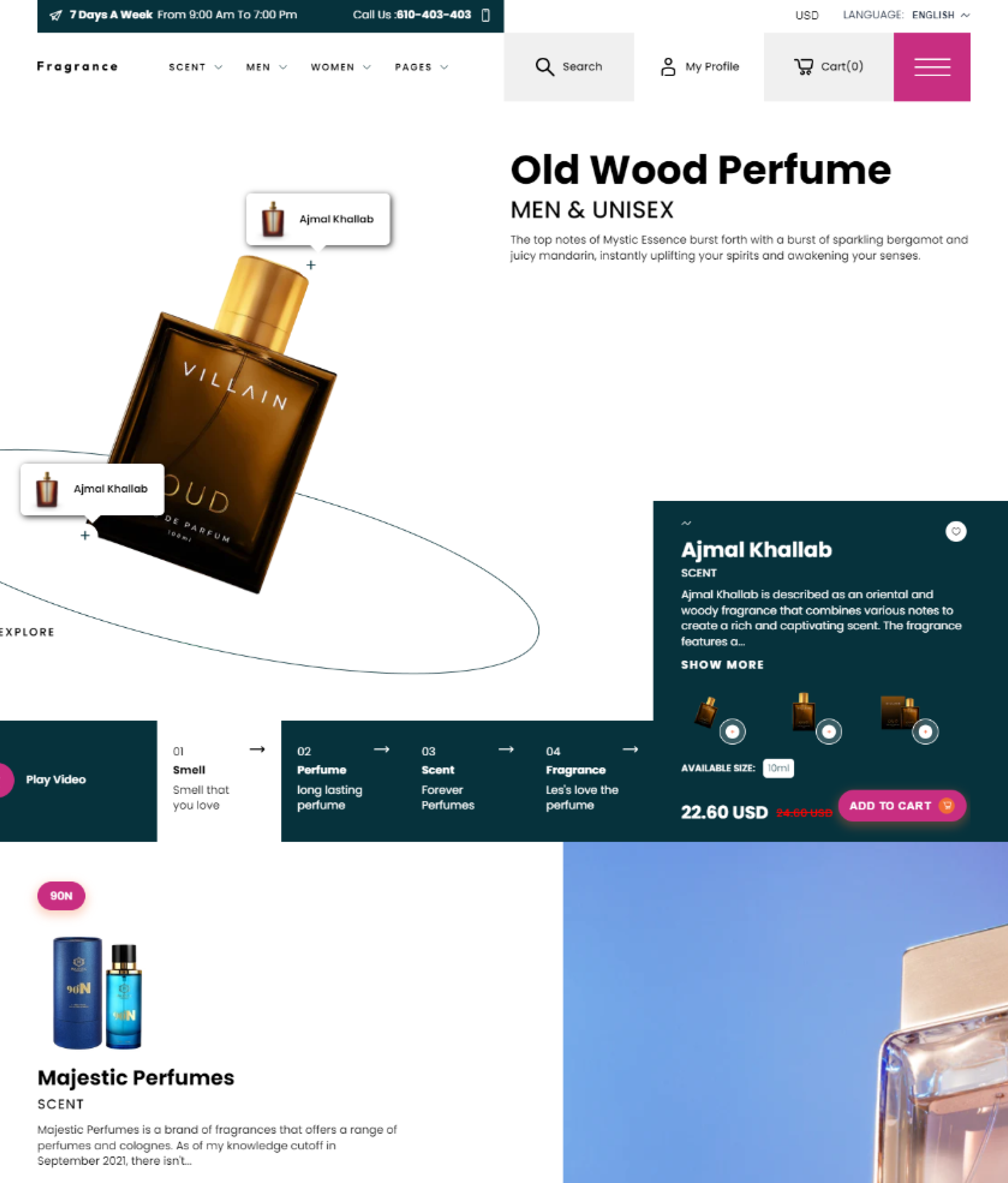 Fragrance Shopify Theme - WorkDo