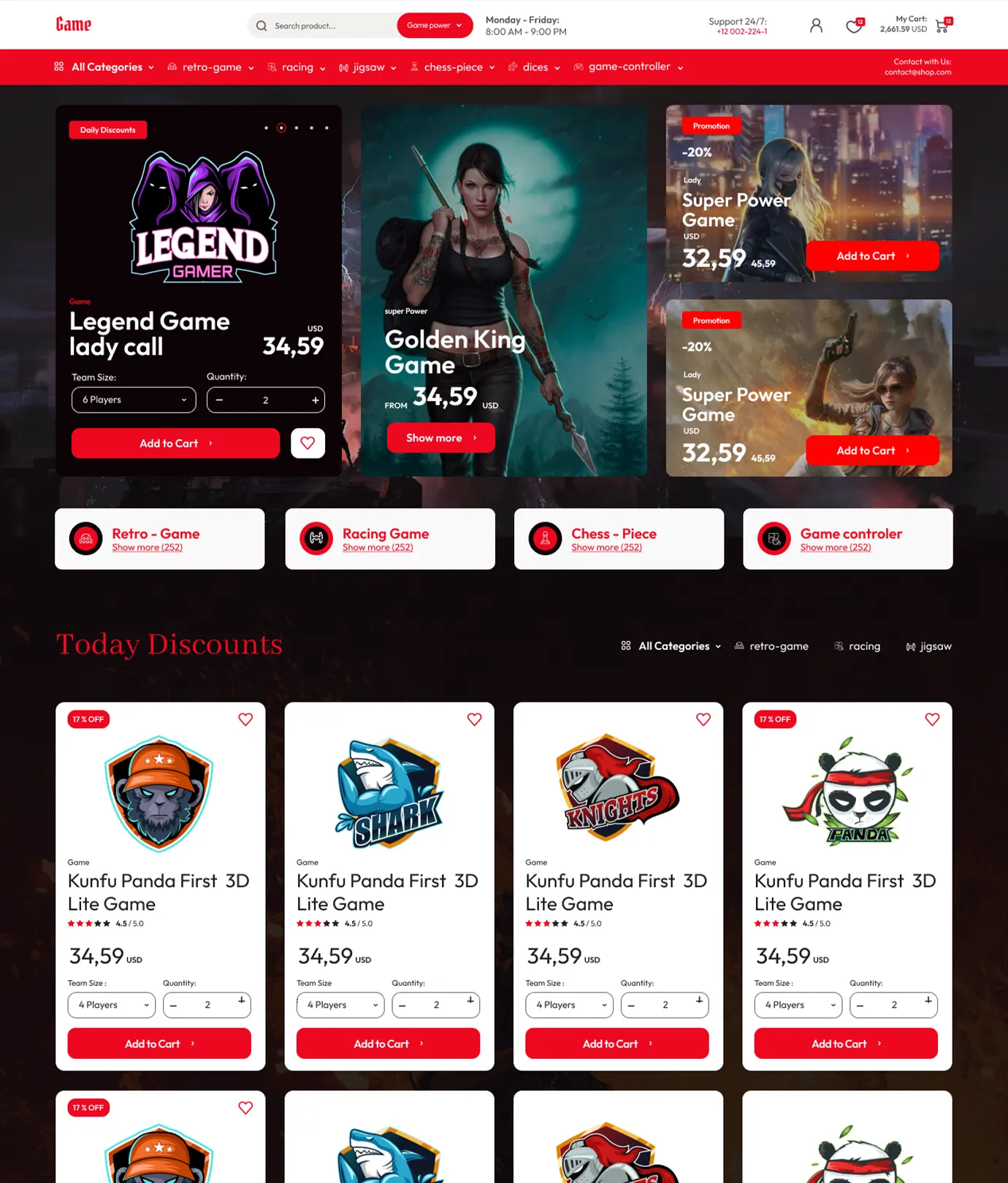 Game Shopify Theme - WorkDo