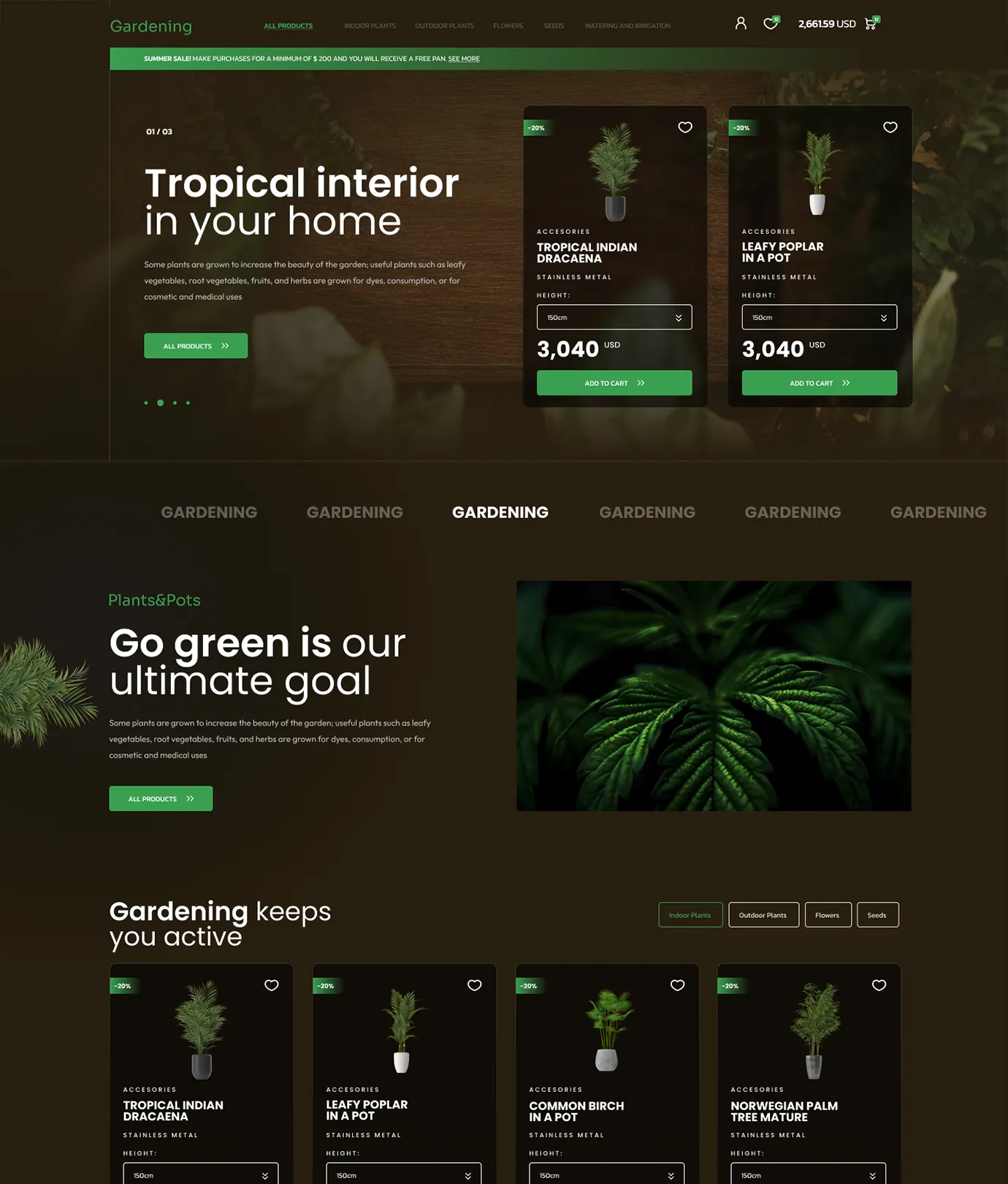 Gardening Shopify Theme - WorkDo