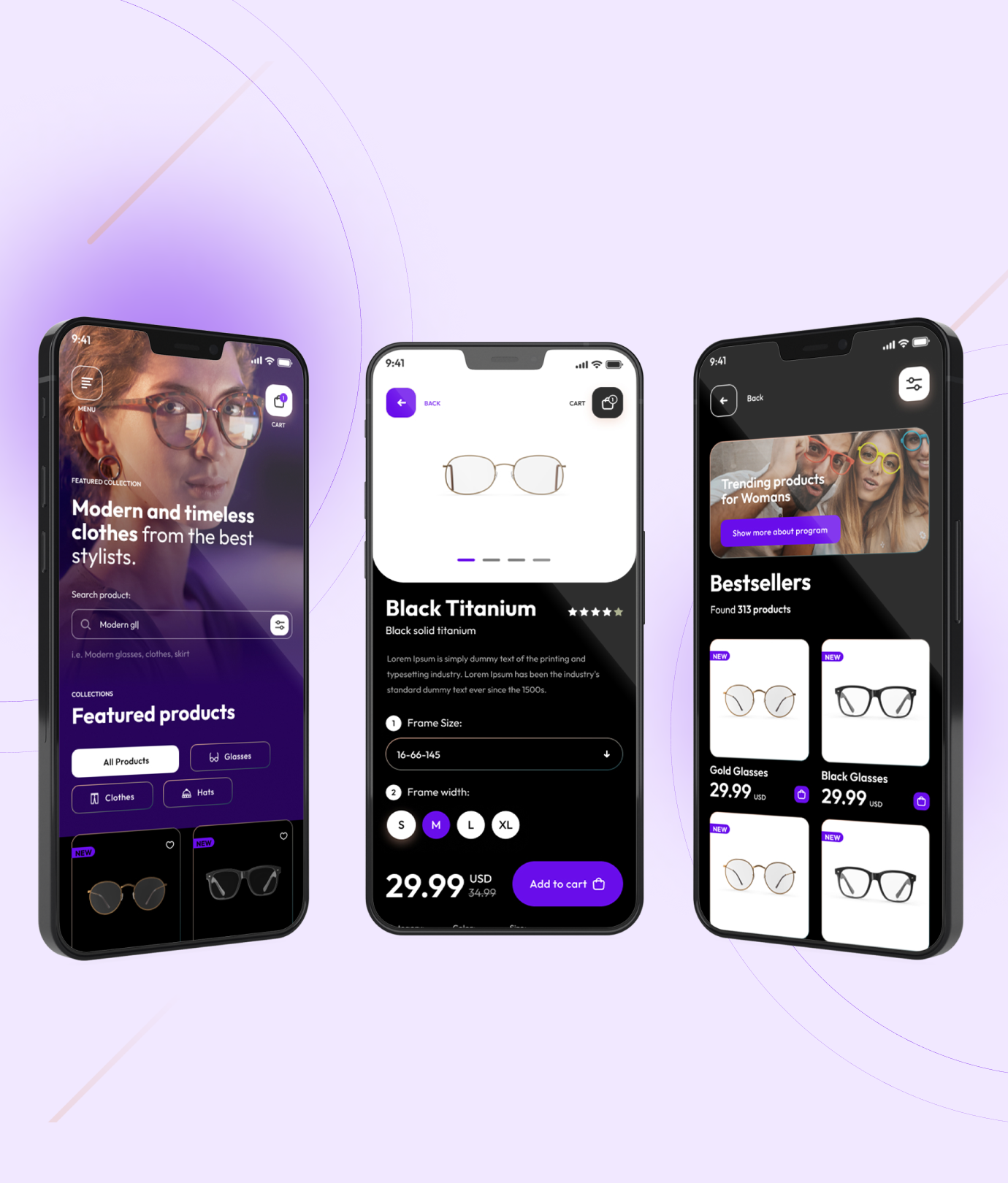 Glasses – Mobile Apps for eCommerceGo SaaS - WorkDo