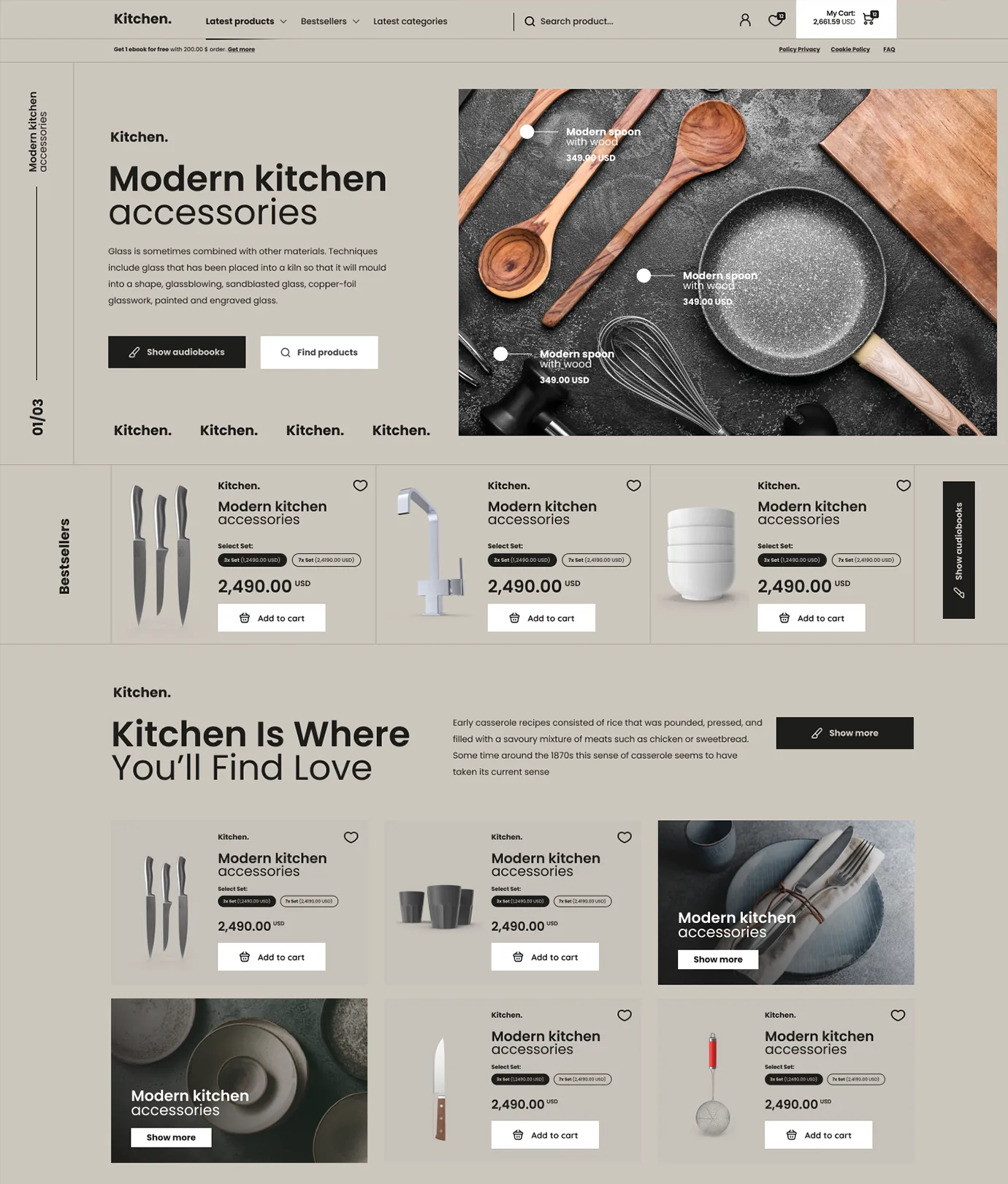 Kitchen Shopify Theme - WorkDo