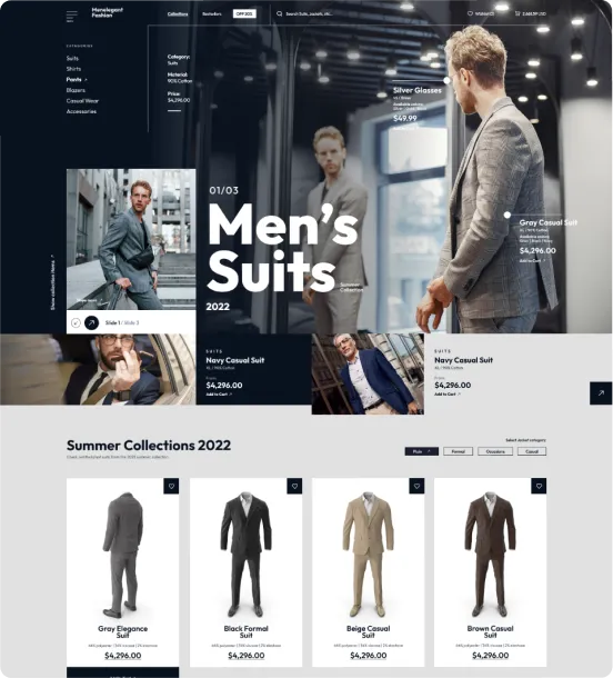 Men Elegant Fashion Shopify Theme - WorkDo