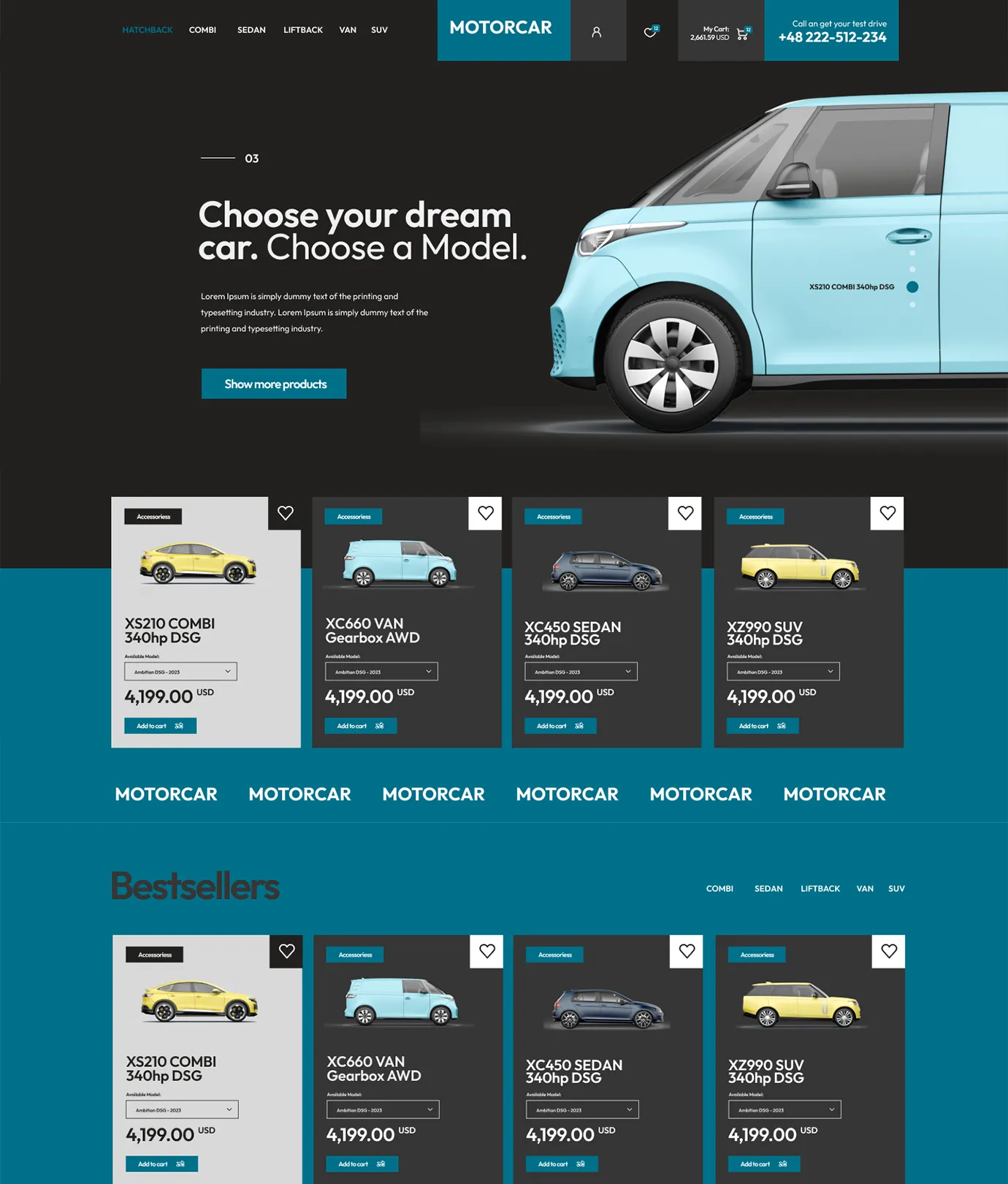 Motorcar Shopify Theme - WorkDo