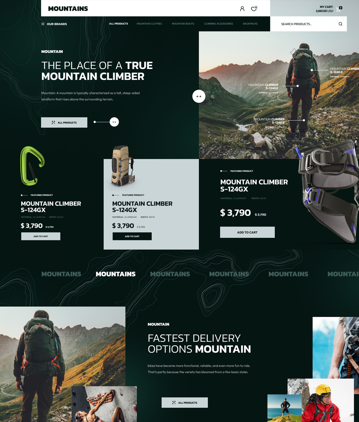 Mountains WordPress Theme - WorkDo