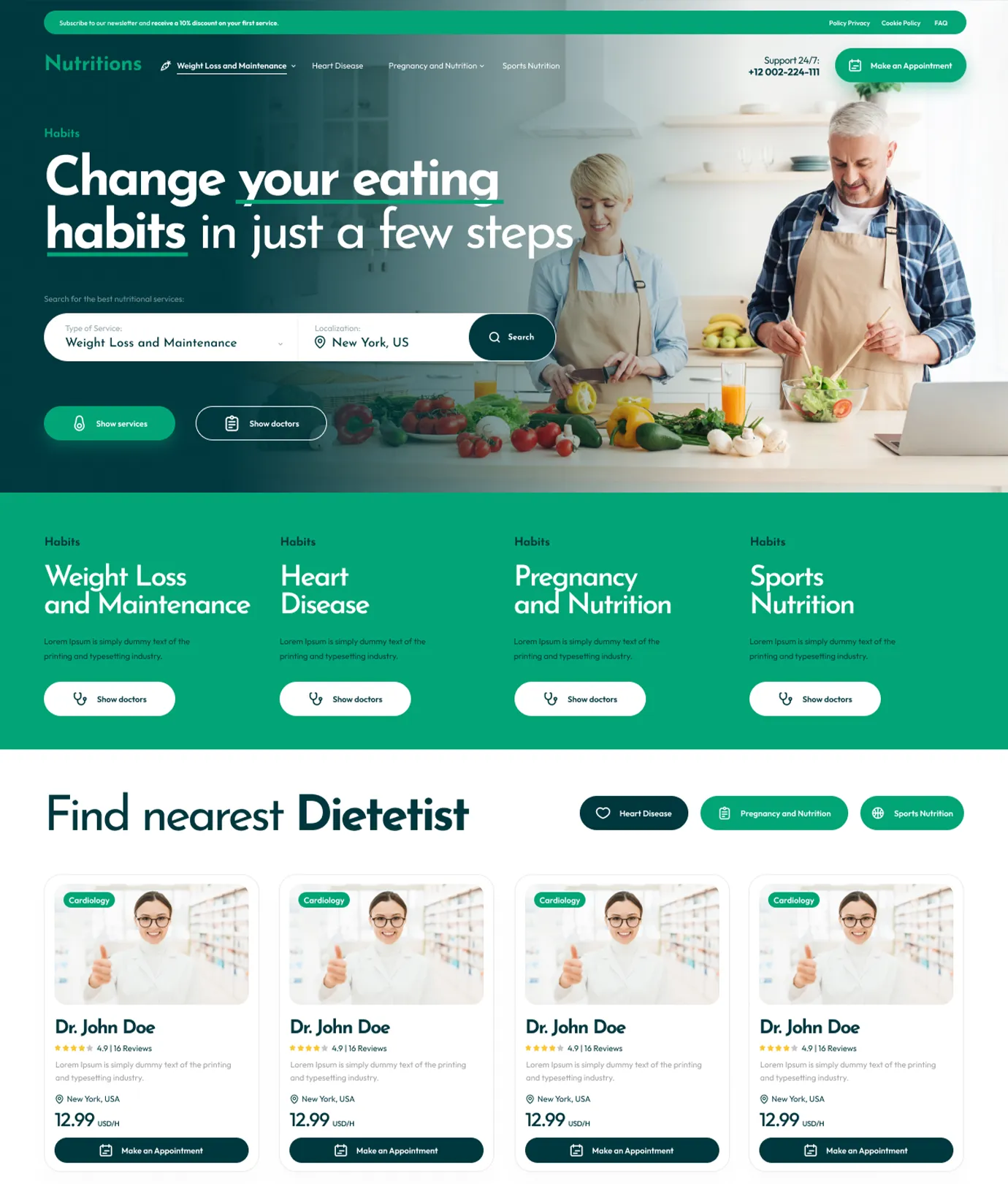 Nutritions Shopify Theme - WorkDo
