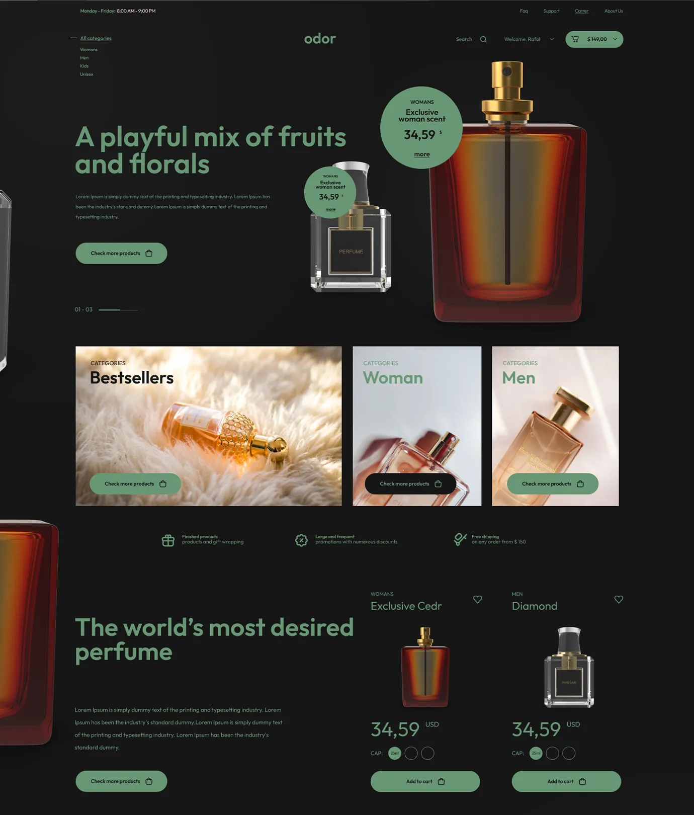 Odor Shopify Theme - WorkDo