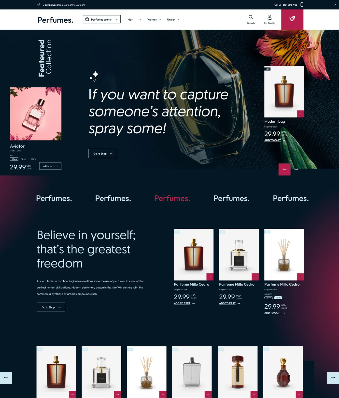 Perfumes Shopify Theme - WorkDo