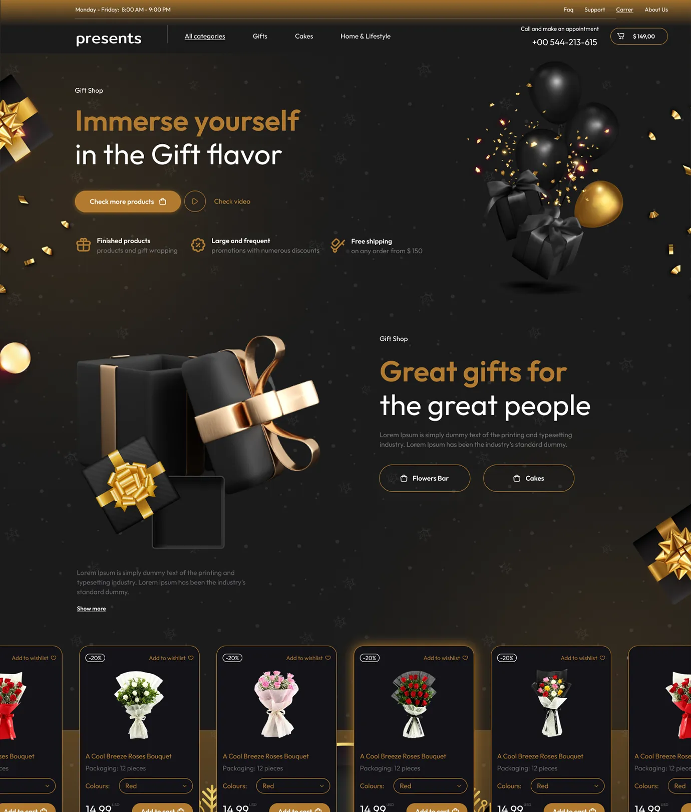 Presents Shopify Theme - WorkDo