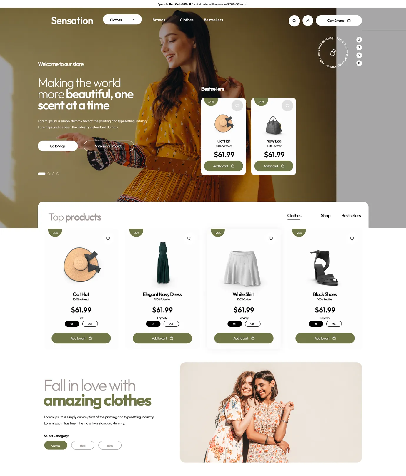 Sensation Shopify Theme - WorkDo