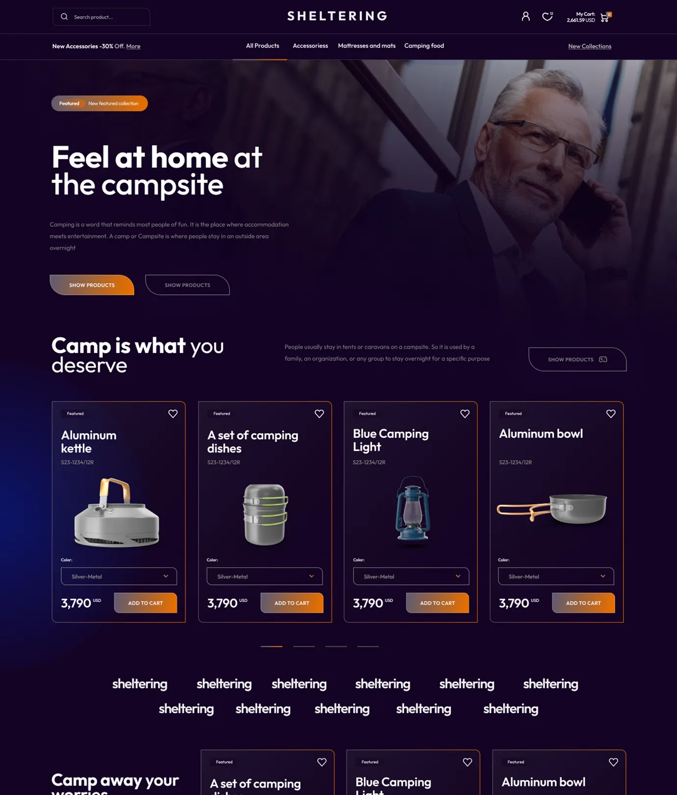 Sheltering Shopify Theme - WorkDo