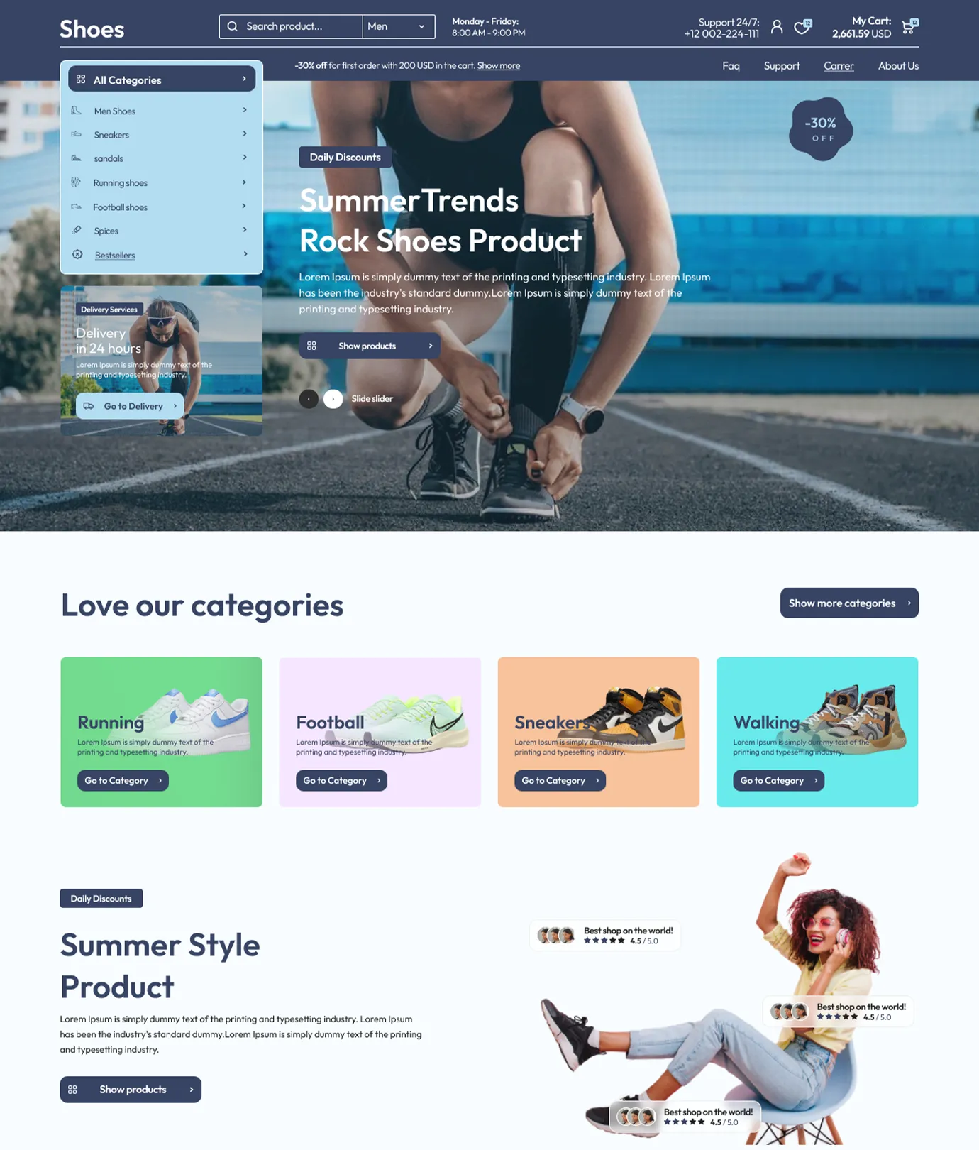 Shoes Shopify Theme - WorkDo