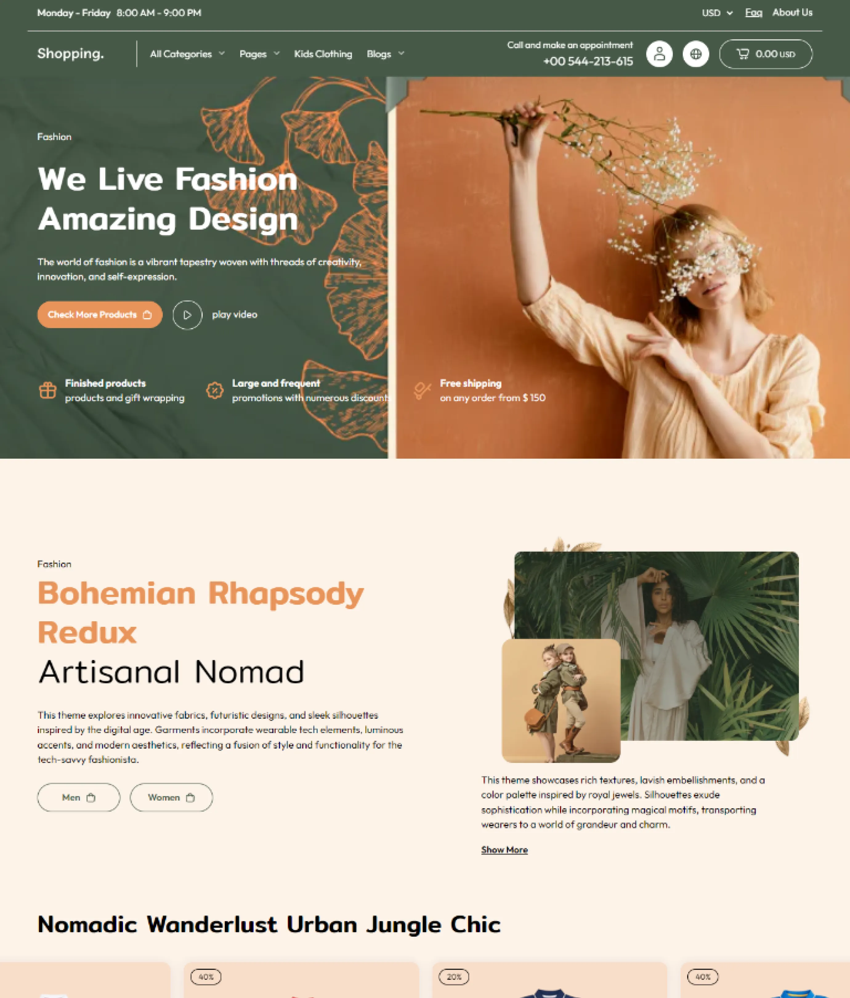 Shopping Shopify Theme - WorkDo