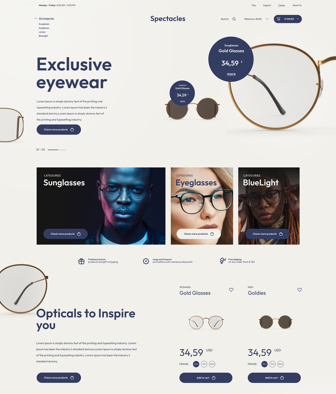 Spectacles Shopify Theme - WorkDo