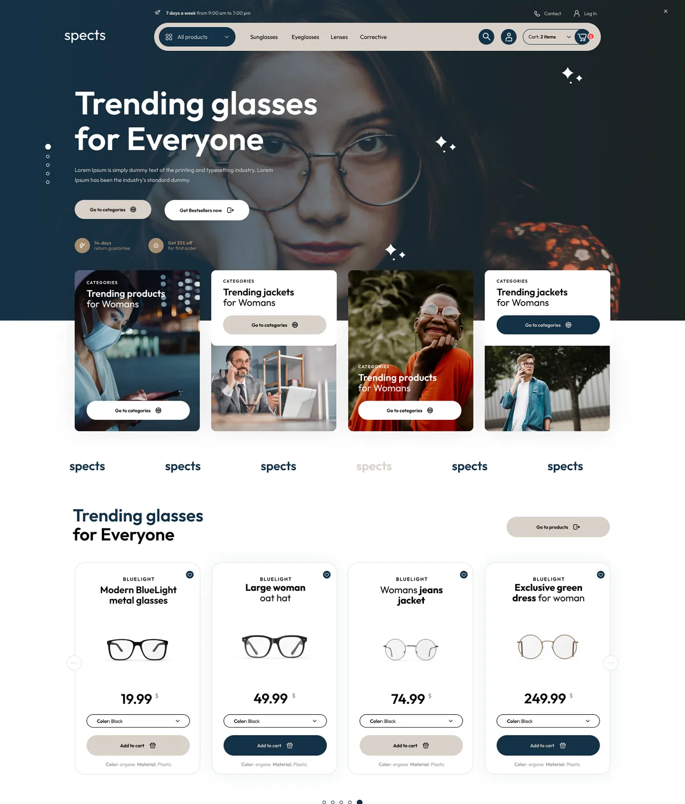 Spects Shopify Theme - WorkDo