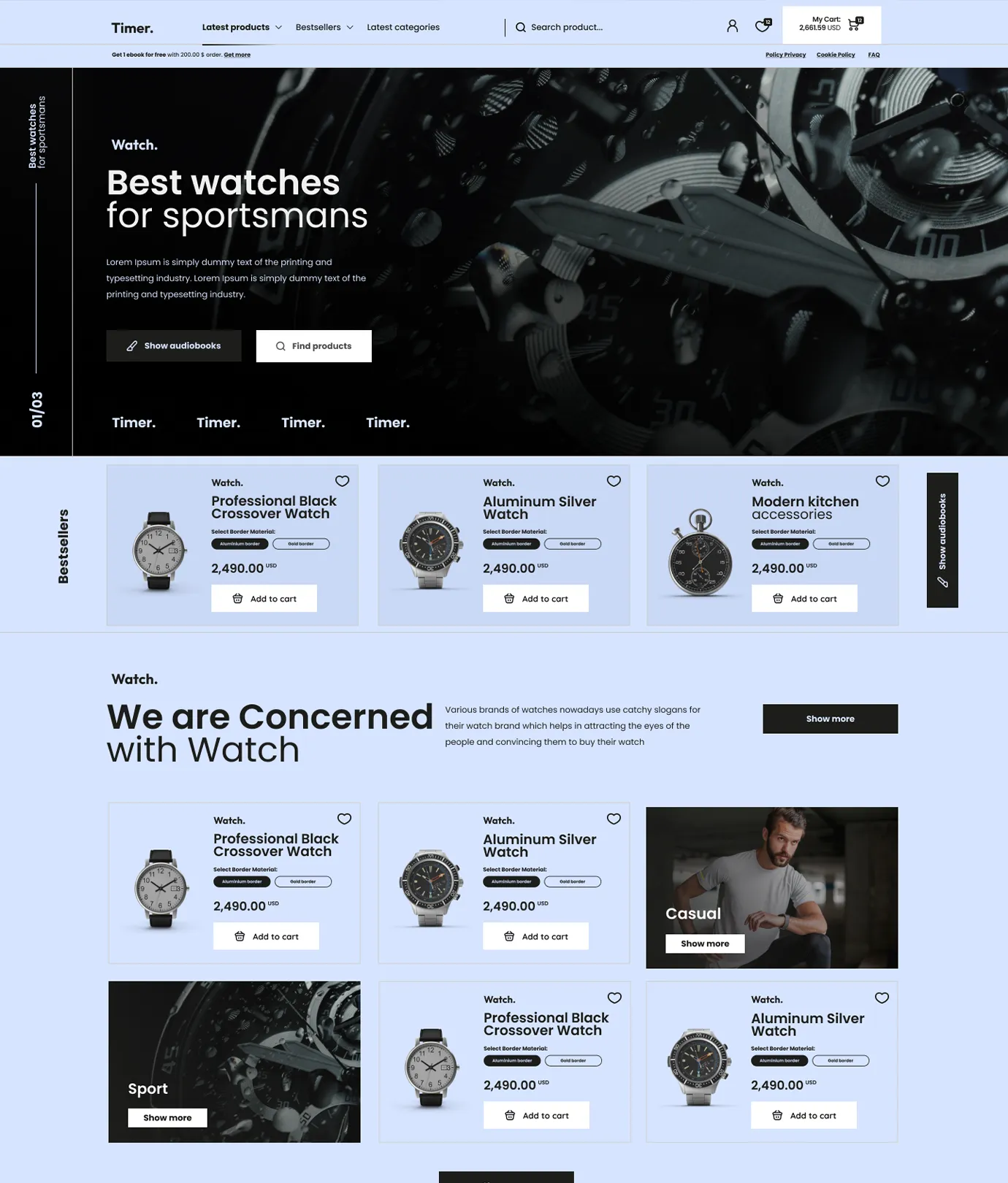 Timer Shopify Theme - WorkDo