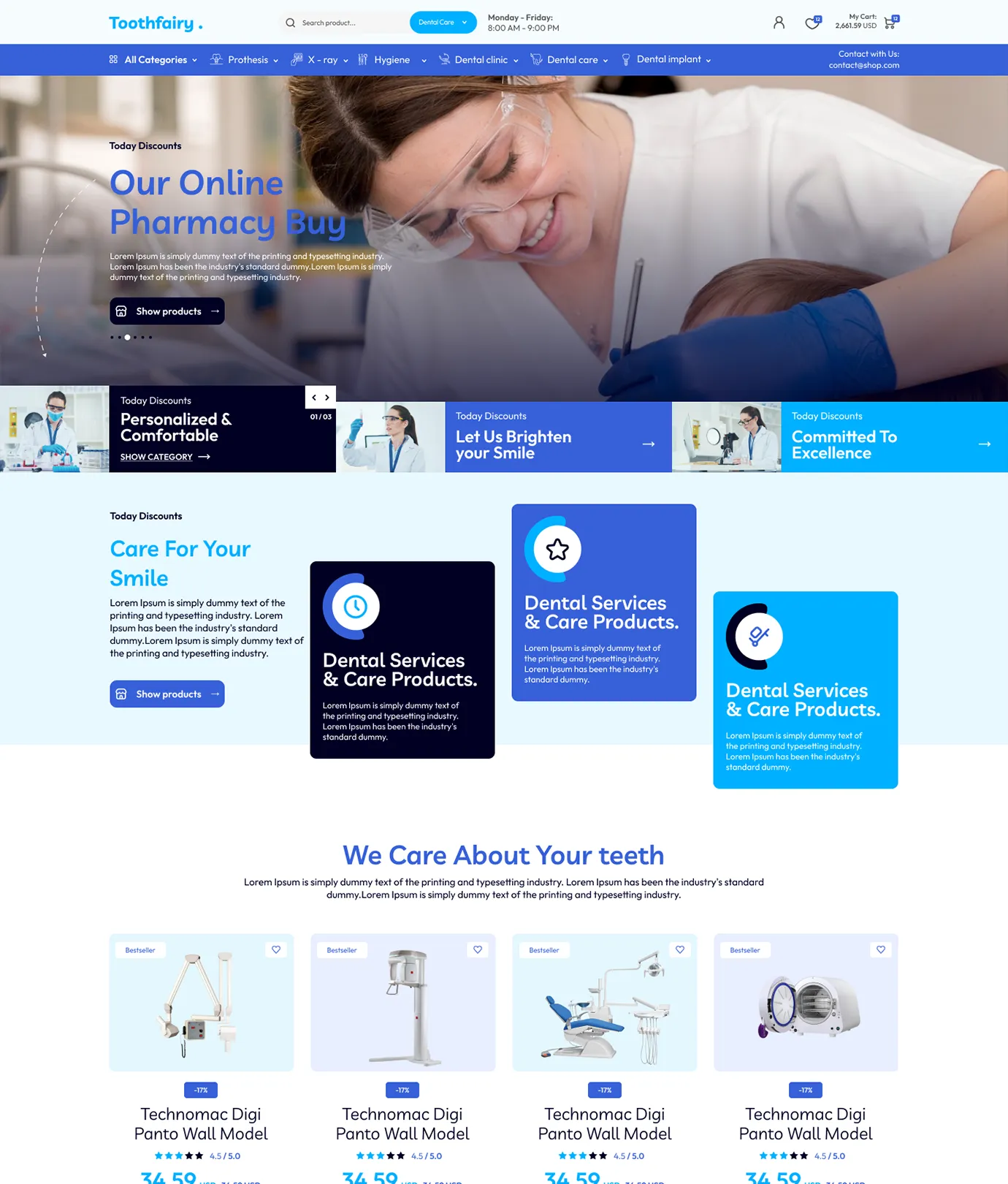 Toothfairy Shopify Theme - WorkDo