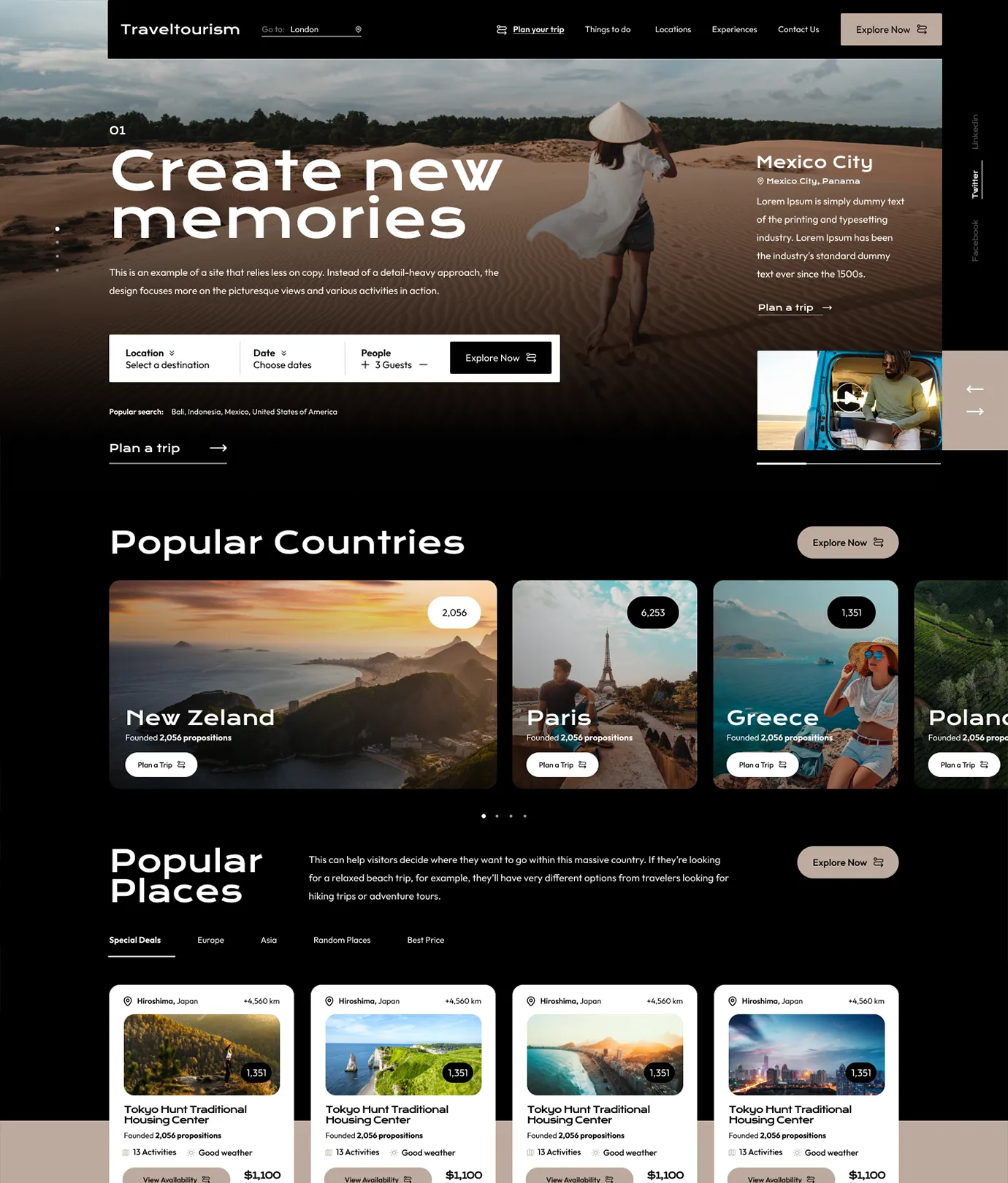 Travel Tourism Shopify Theme - WorkDo