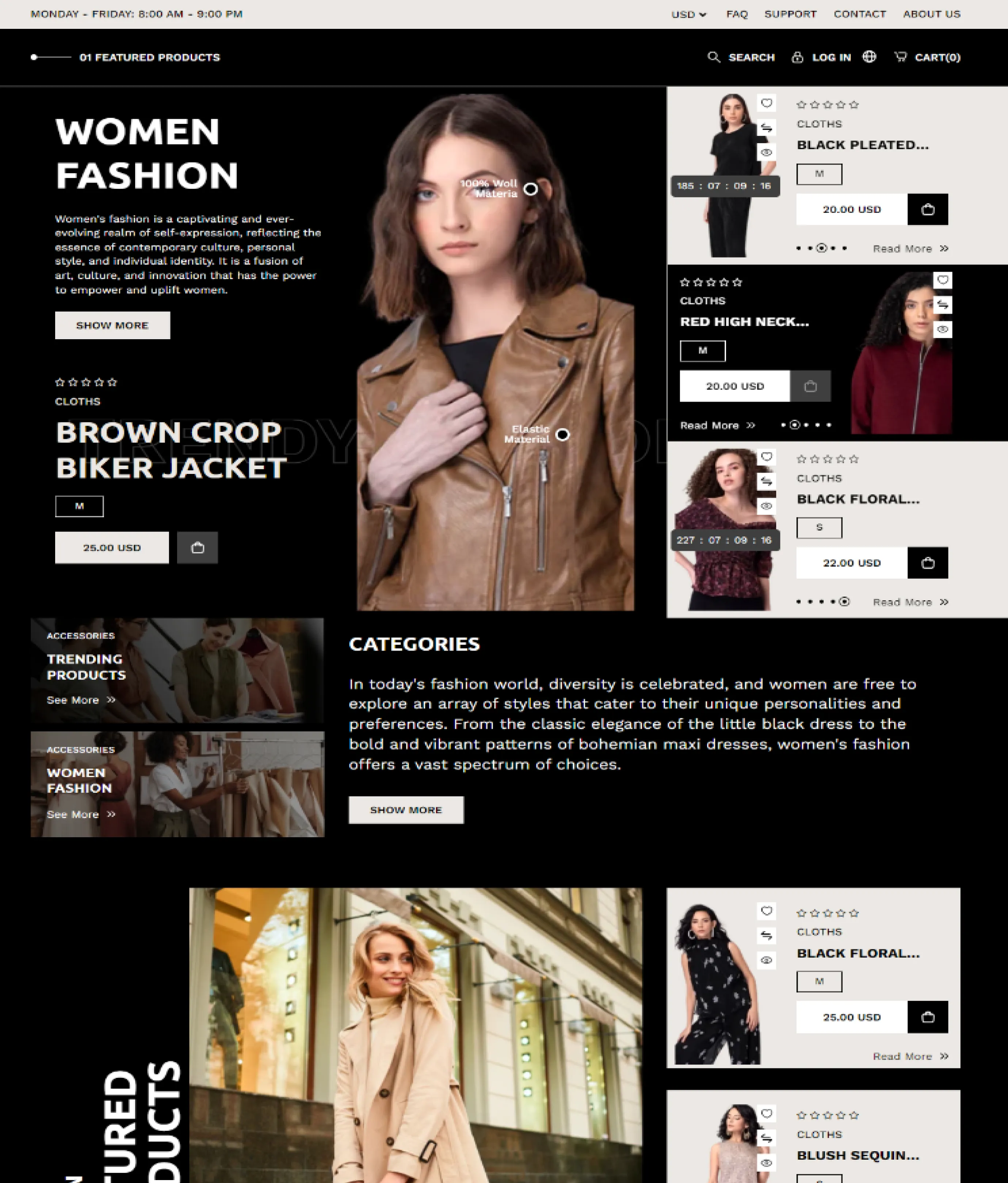 Trendy Shopify Theme - WorkDo