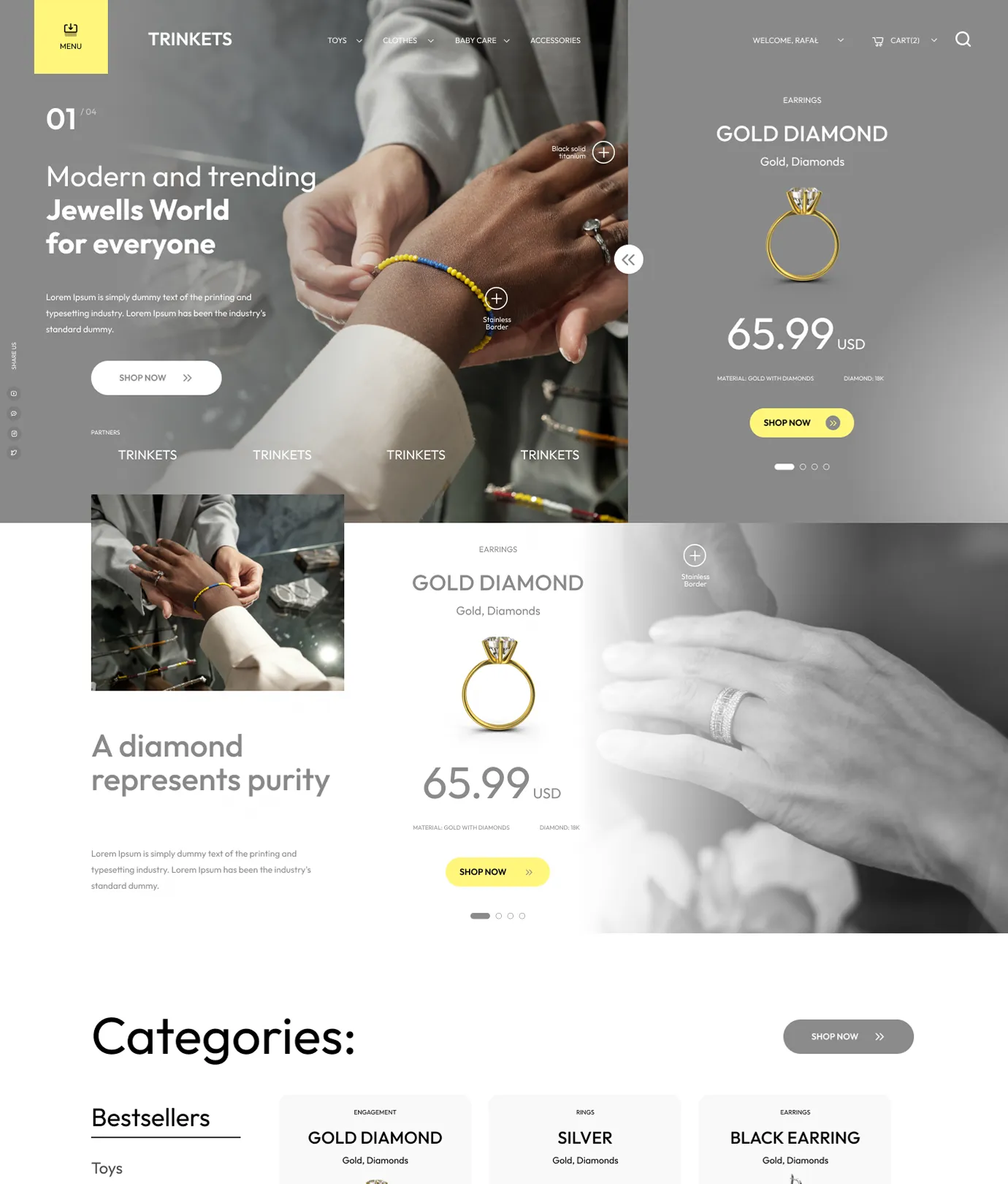 Trinkets Shopify Theme - WorkDo